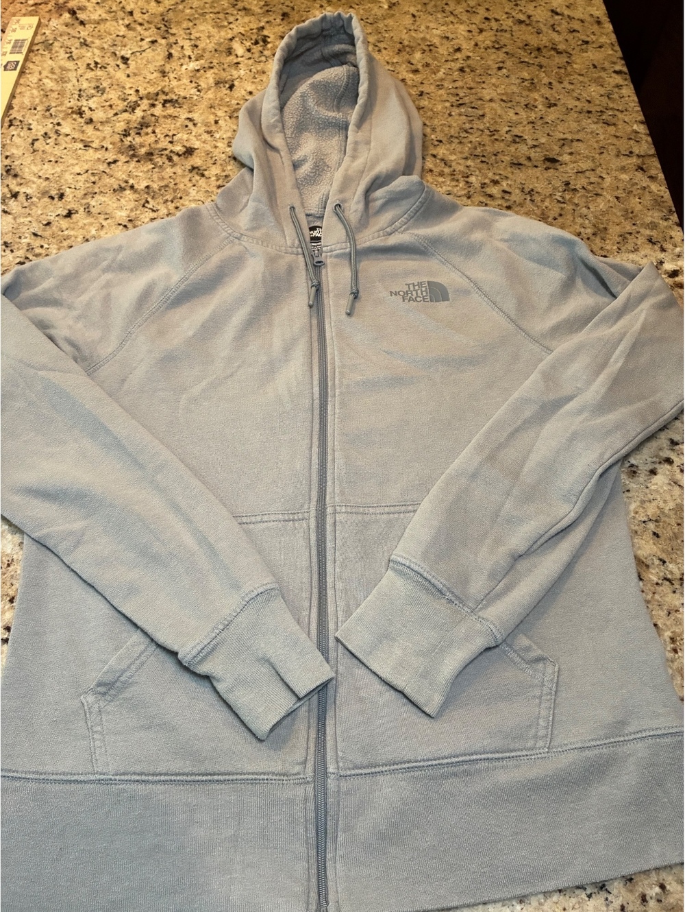 The North Face Gray Zip Hoodie